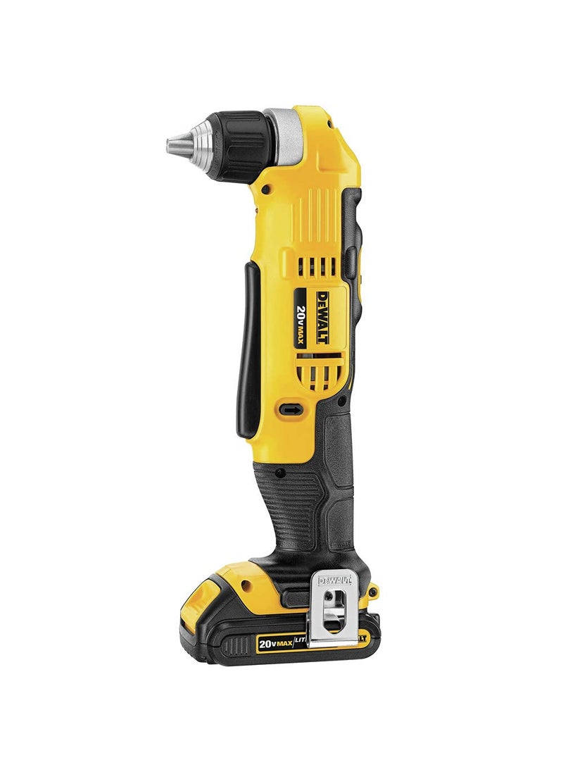 DEWALT DEWALT DCD740C1 Right Angle Drill Kit, Yellow, 0.5  - Image 3