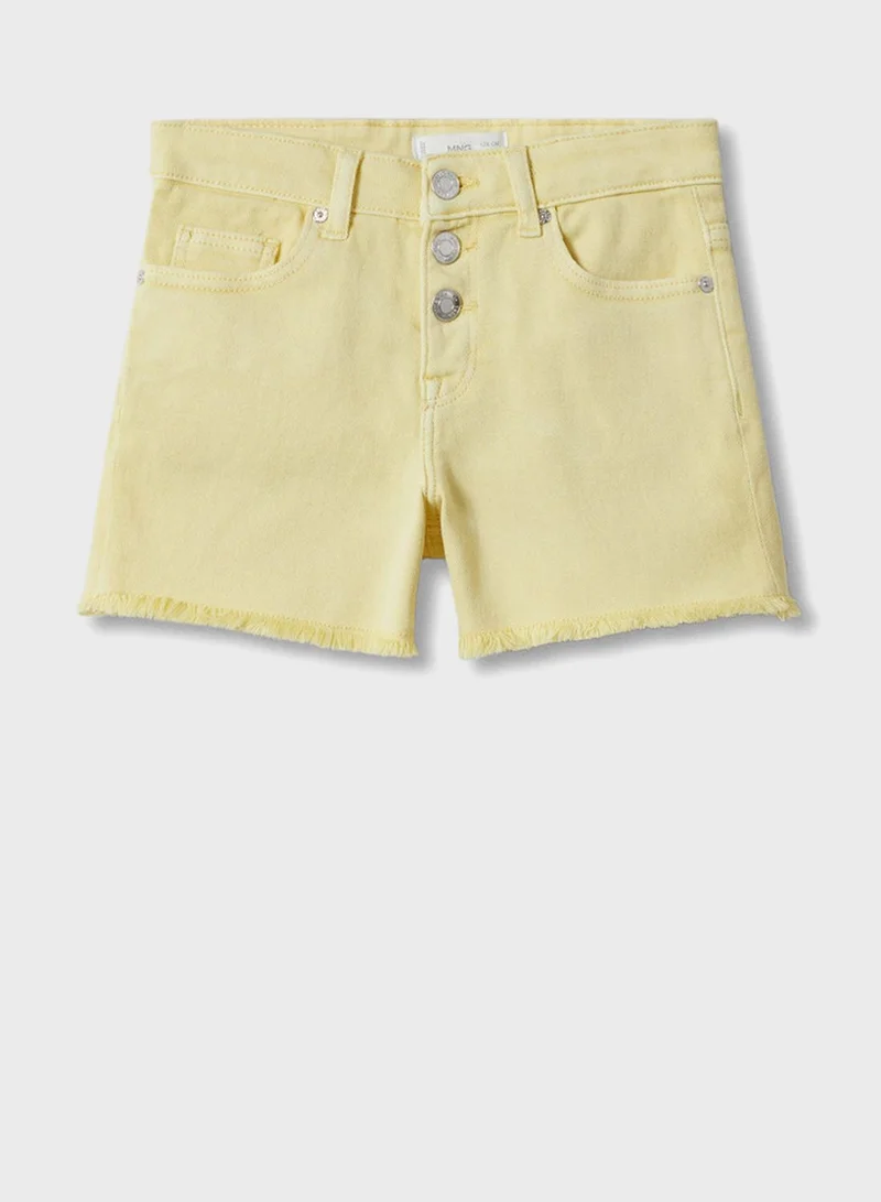 MANGO Kids Denim Shorts
