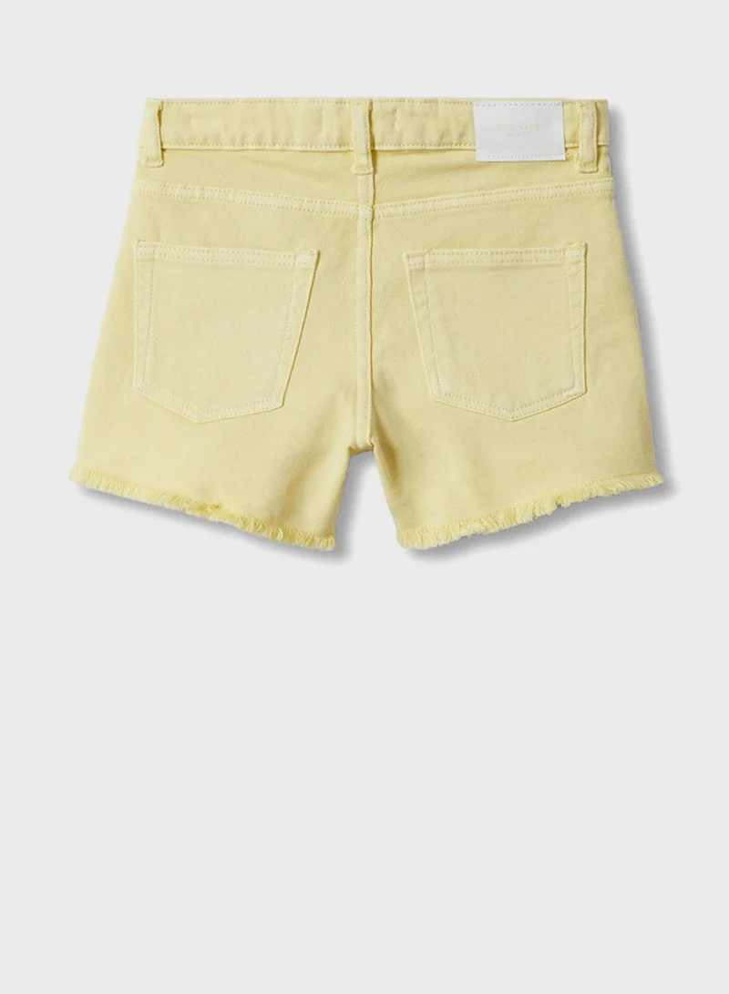 MANGO Kids Denim Shorts