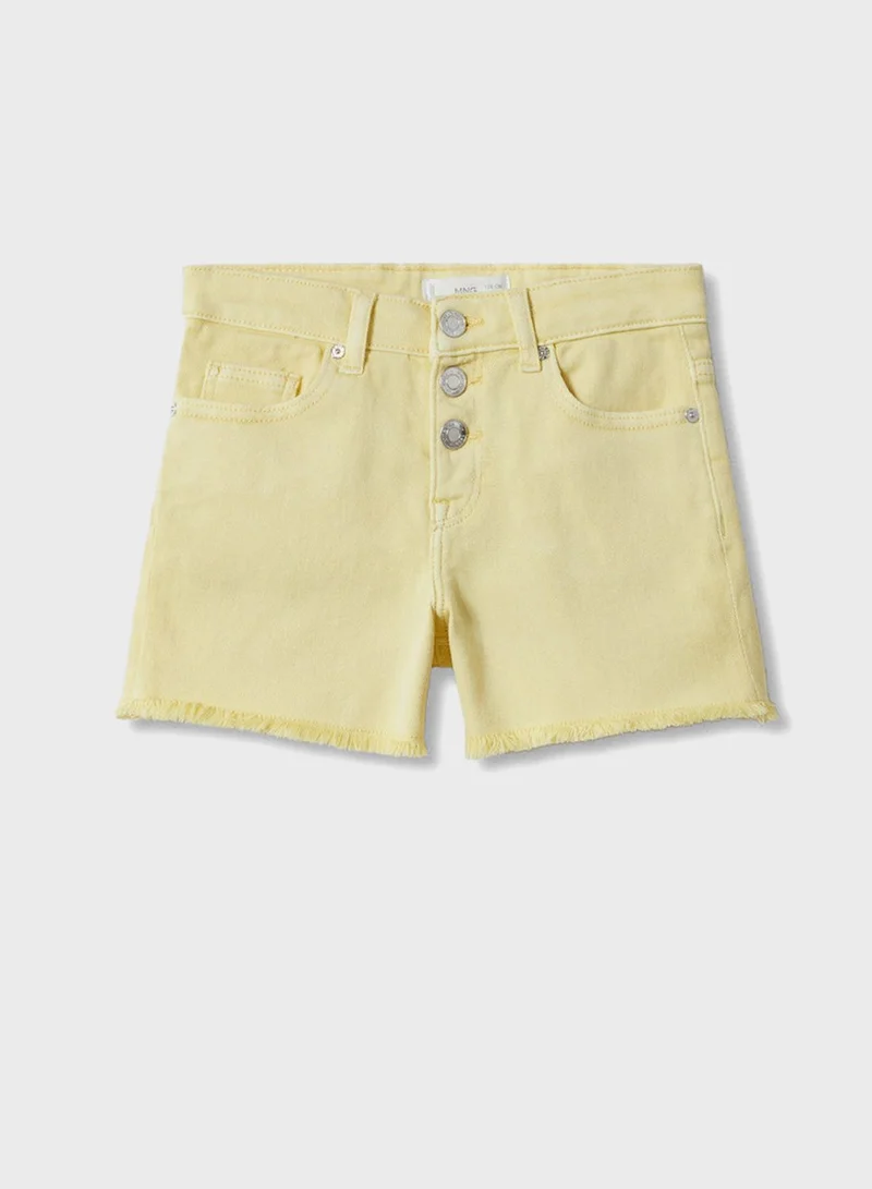 MANGO Kids Denim Shorts