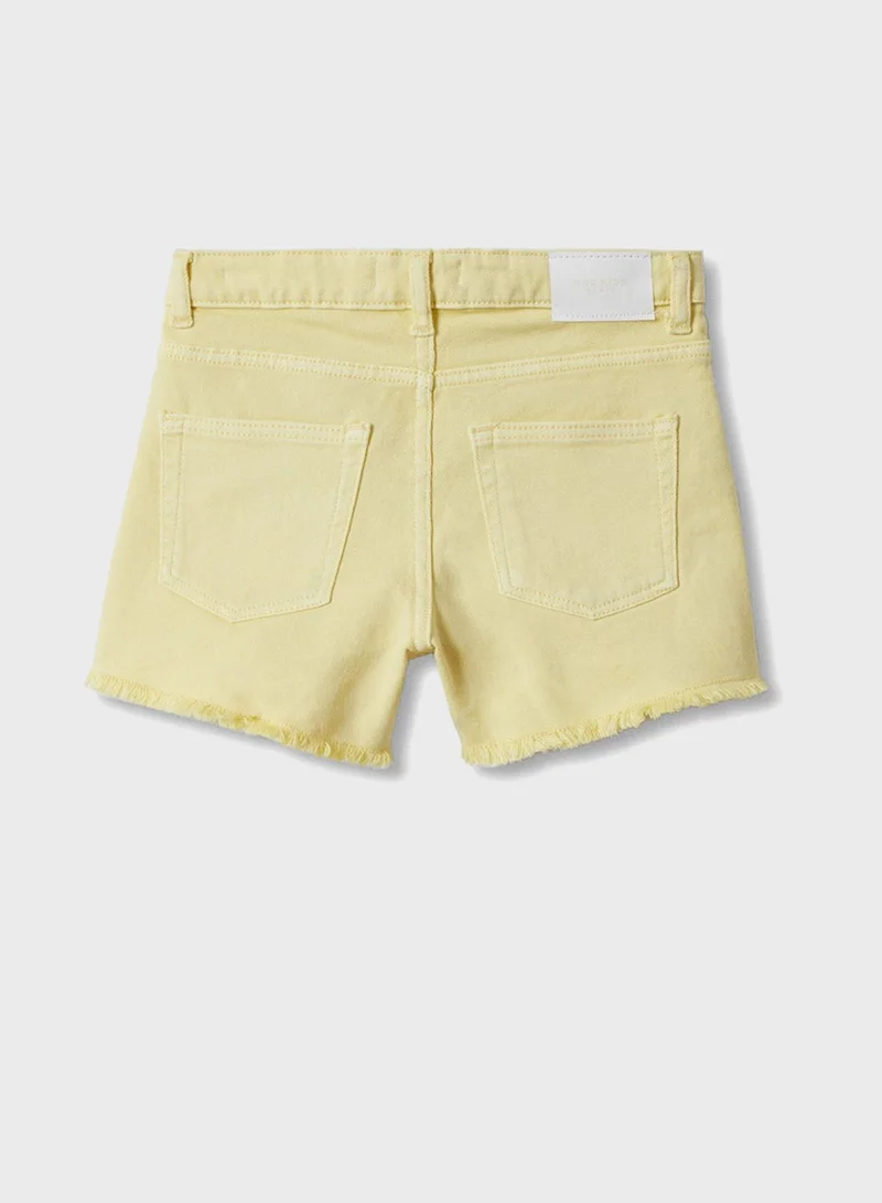 MANGO Kids Denim Shorts