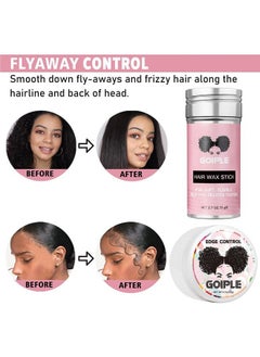 Goiple 3PCS Elastic Bands for Wig Edges - Adjustable Wig Band for Edges Wig Install Accessories with Pink set-9pcs Hair Wax Stick Set  - Image 5