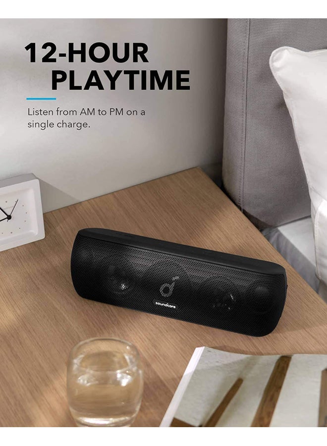 Soundcore Motion+ Bluetooth Speaker with Hi-Res 30W Audio, BassUp, Extended Bass and Treble, Wireless HIFI Portable Speaker with App, Customizable EQ, 12-Hour Playtime, IPX7 Waterproof, and USB-C black - Image 5