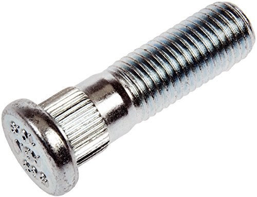 Dorman 610568 M12150 Serrated Wheel Stud  1297mm Knurl 425mm Length Compatible with Select Models 10 Pack Made in USA