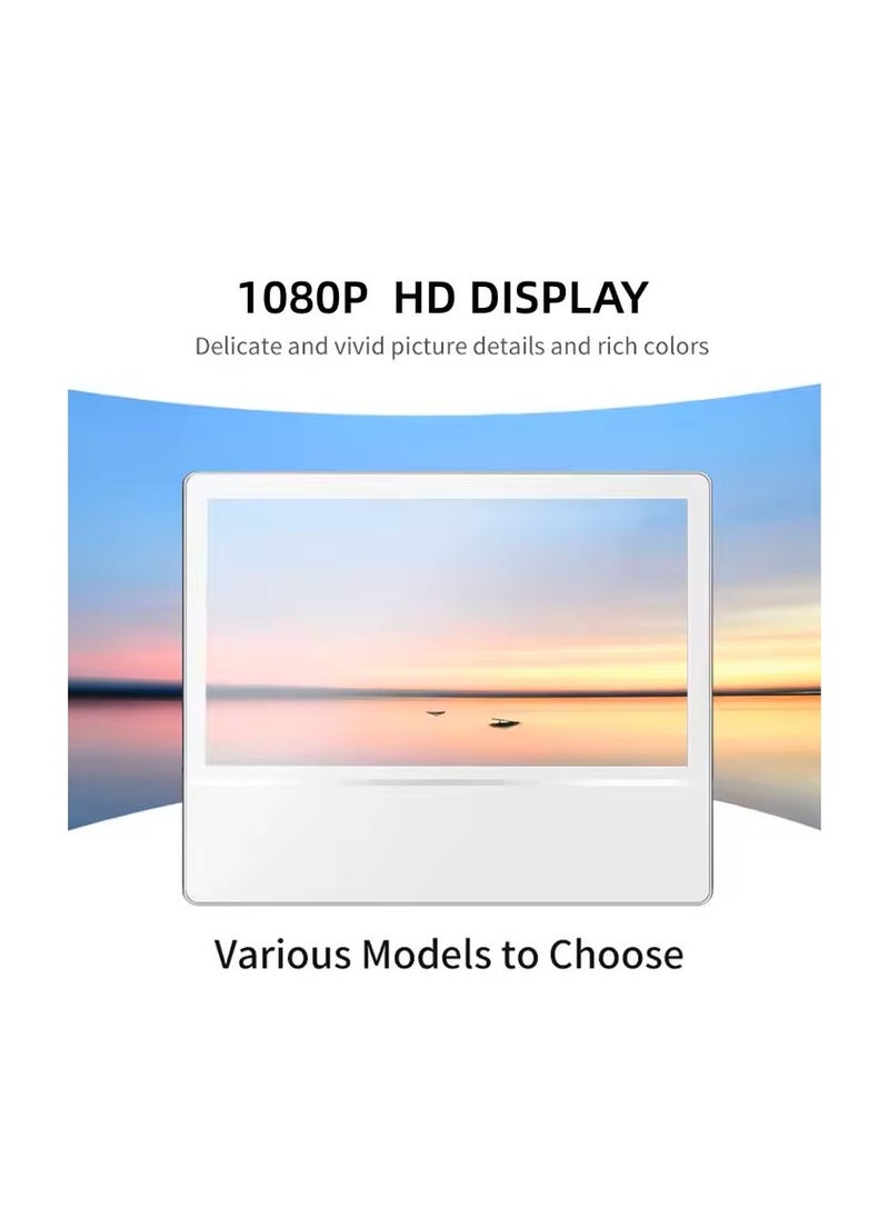 qbit 21.5 Inches qbit Elevator Horizontal LCD Display 1920 x 1080 HD, Android 10, 2GB/16GB, White  - Image 1