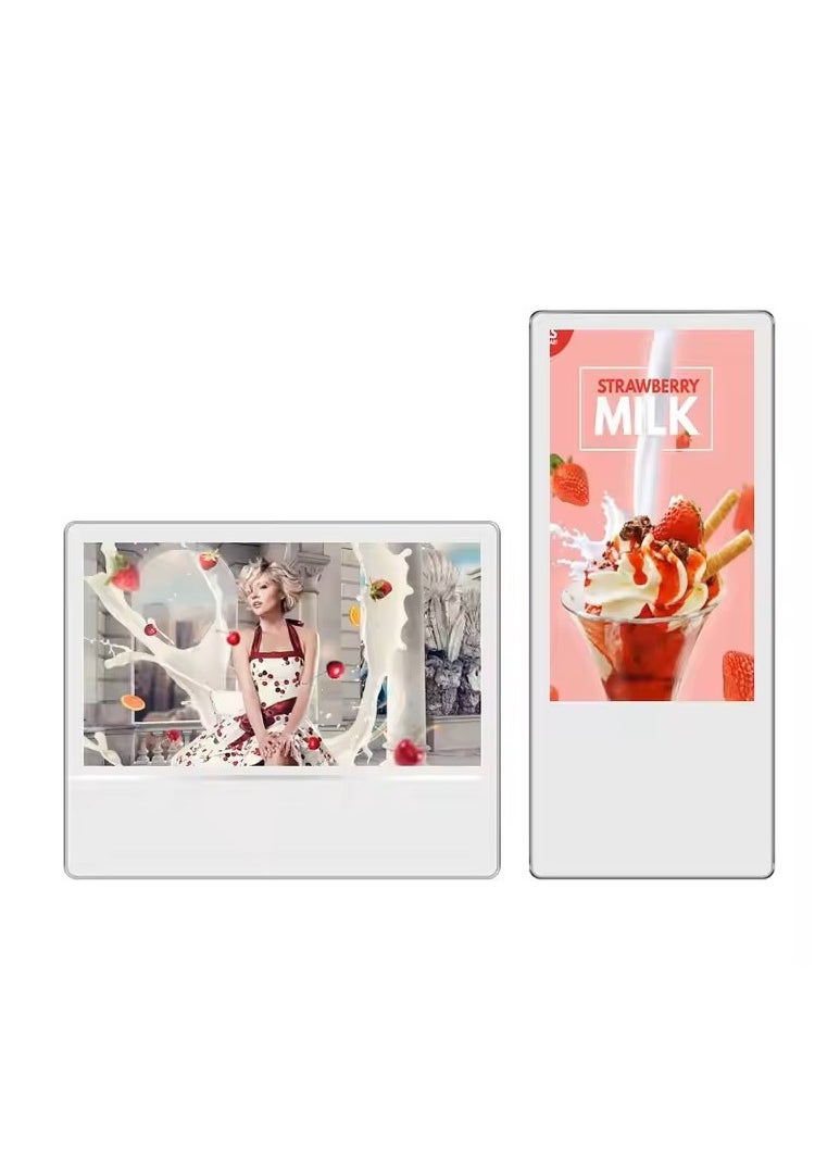 qbit 21.5 Inches qbit Elevator Horizontal LCD Display 1920 x 1080 HD, Android 10, 2GB/16GB, White  - Image 3