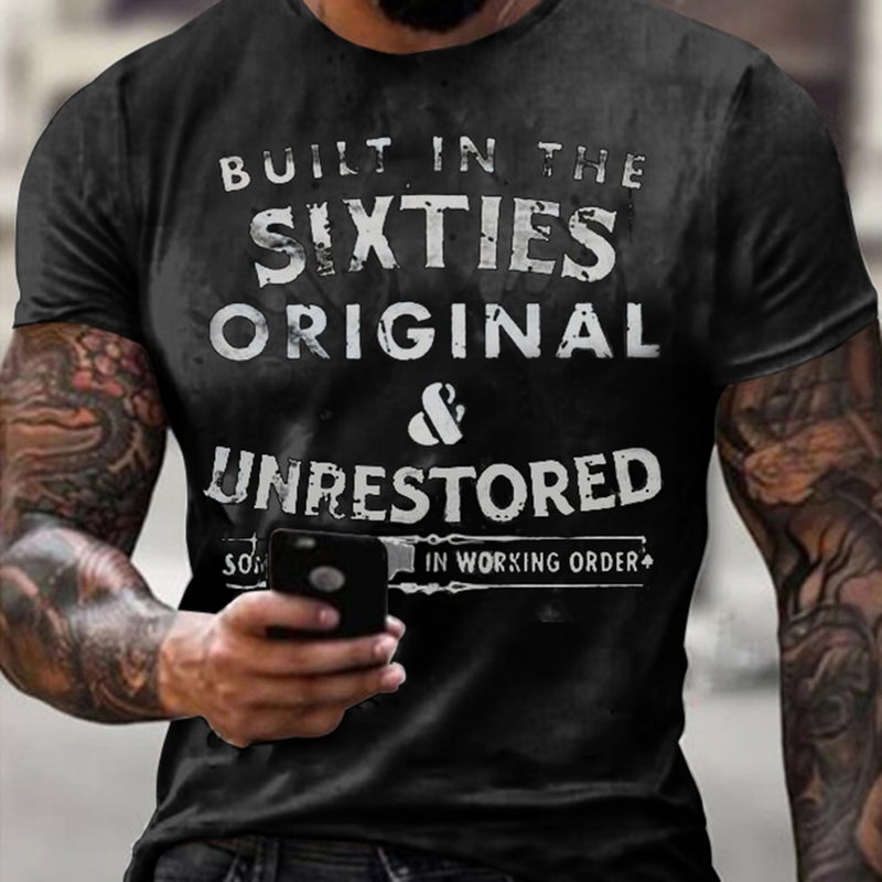 T-shirt Black and White XL