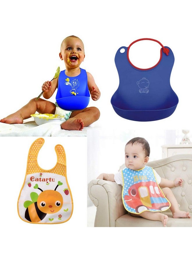 Baby Shower Cap,Baby Bib,Food Catcher, Waterproof