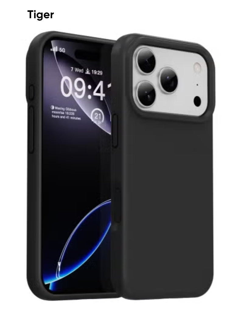 TIGER iPhone 17 Pro Max Case Liquid Silicone Shockproof Anti-Scratch Cover with Microfiber Lining – Full Protection Soft Touch Phone Case for iPhone 17 Pro Max 6.7 Inch, Slim and Lightweight Design - Image 5