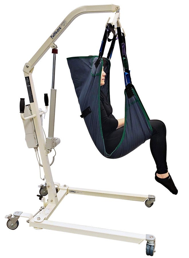 Tuffcare Full Body Sling (Medium) Compatible with Tuffcare, Hoyer, Invacare, McKesson, Drive, Lumex, Medline, Joerns and Other Patient Lifts, Oversize Fit Solid Fabric Polyester Patient Lift Slings - Image 4