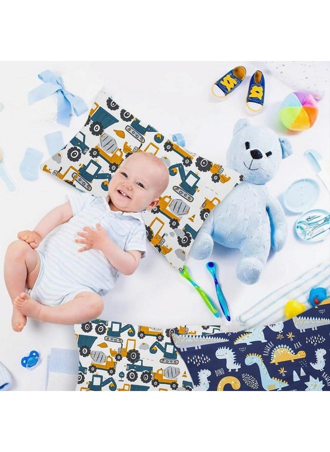 Aisawate Kid Toddler Pillowcase,2 Packs 100% Cotton Pillow Cover for Kids Bedding,15x23 Pillowslip Case for Sleeping Fits Pillows Sized 13x18 or 14x19,Envelope Closure Travel Pillow Pillowcase  - Image 2