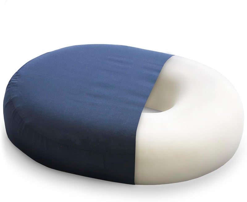 Navy Donut Seat Cushion for Pain Relief