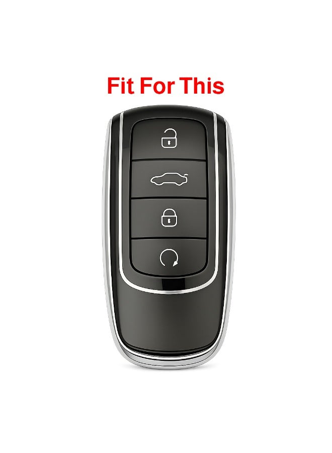 Service Zone 4 Buttons Nano Remote Key Cover For Chery - Image 2