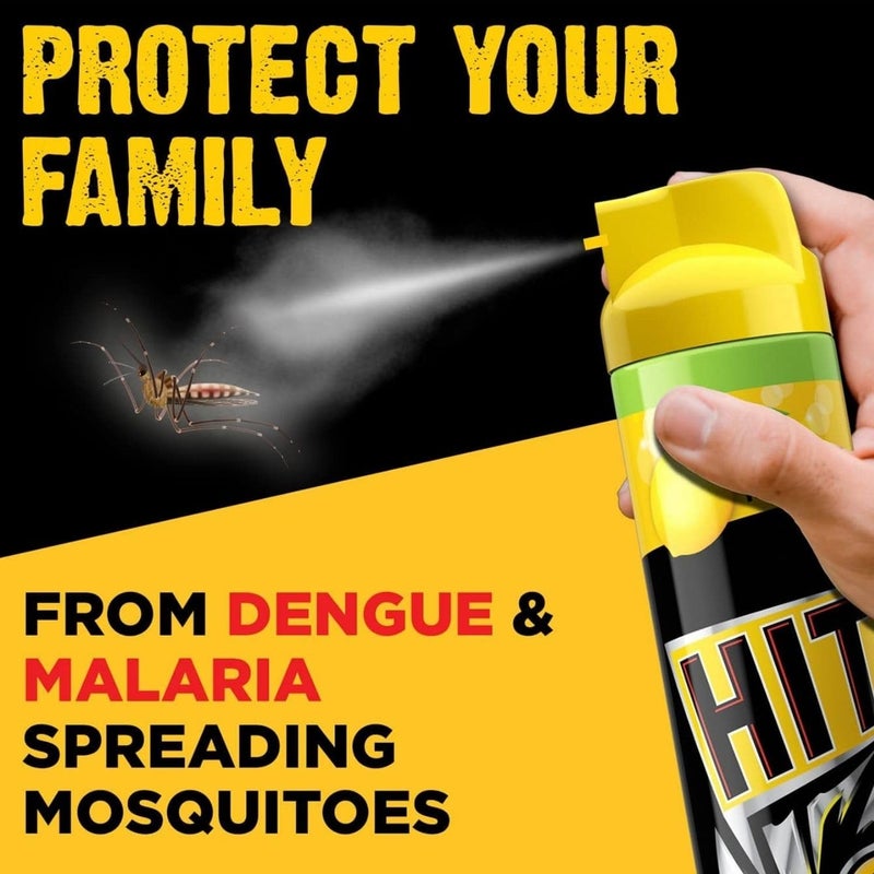 HIT رذاذ قاتل الحشرات برائحة الحمضيات 300 مل، عبوة 3 - Image 3