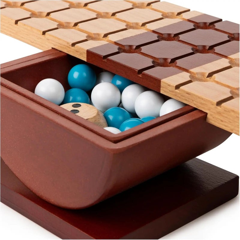 Bluejw Strategic Marble Puzzle Board Game for Family Fun - Wooden Sports & Entertainment KLKLMO HD0209 - Safe & Engaging Board Games - Image 4