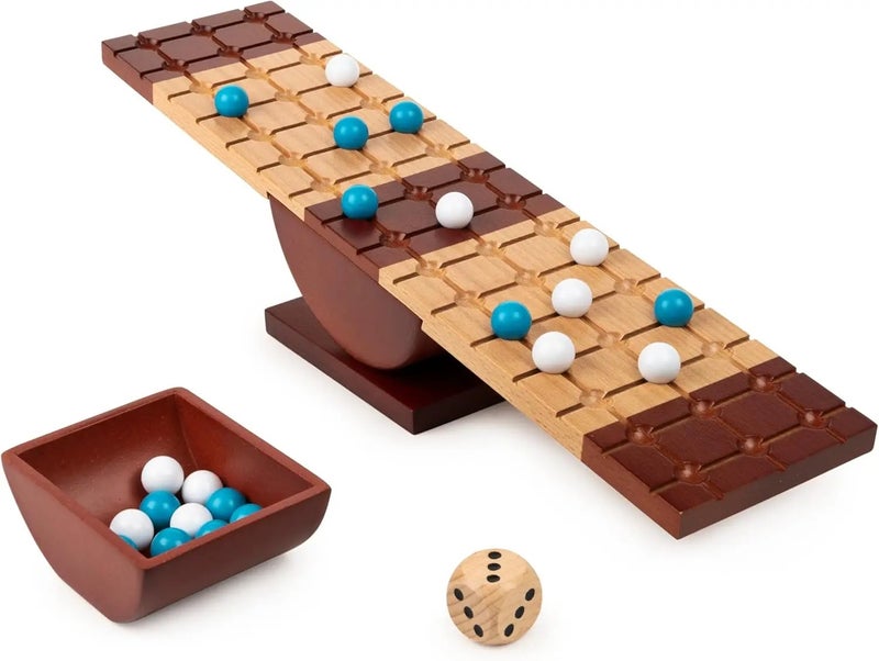 Bluejw Strategic Marble Puzzle Board Game for Family Fun - Wooden Sports & Entertainment KLKLMO HD0209 - Safe & Engaging Board Games - Image 5