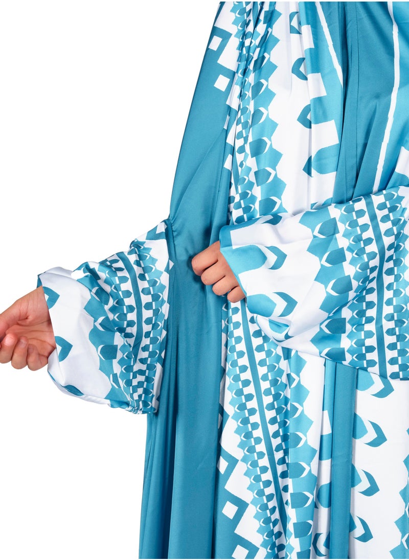 صبر ثوب صلاة صبر المنامة، أزرق،  - Image 5