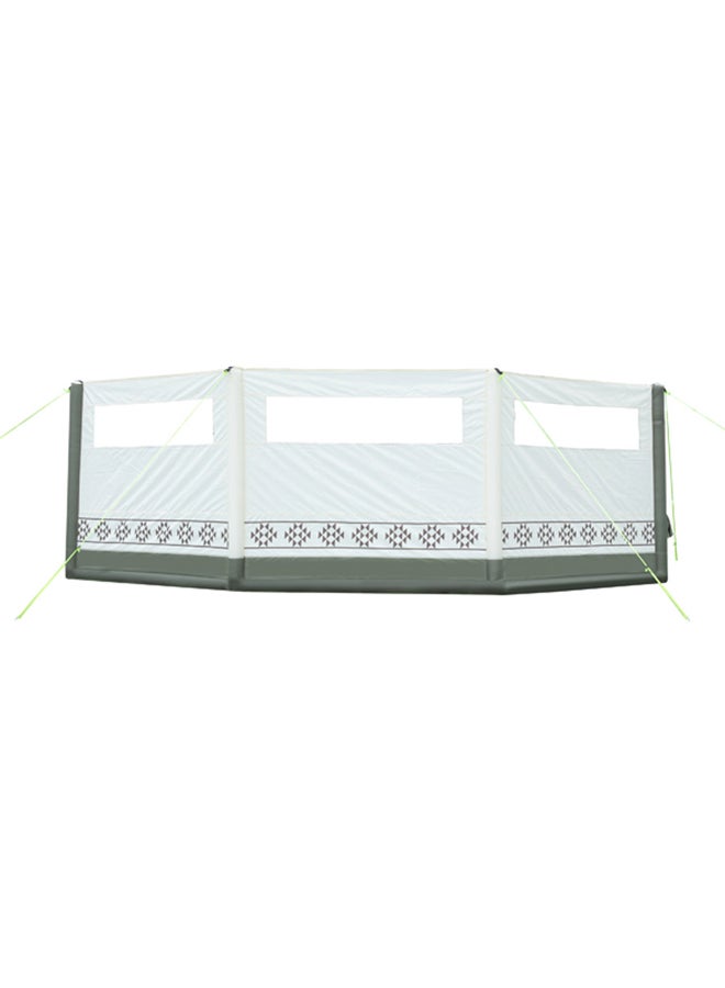 DPT windbreak trips, Camping Curtain, White*Green, Size500*140 Cm - Image 1