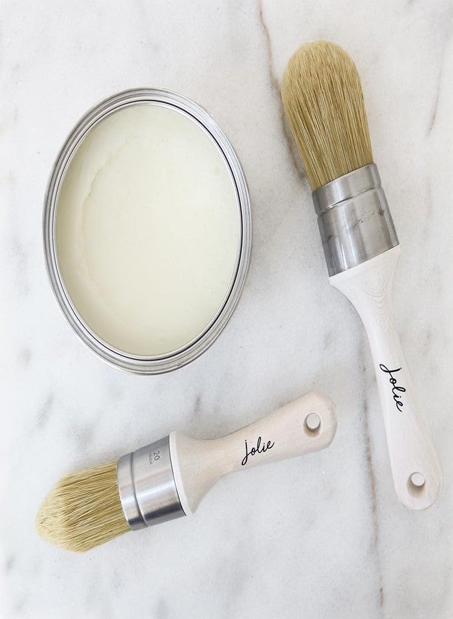 Jolie Clear Finishing Wax - Protective Topcoat for Chalk Style Furniture Paint, Raw or Stained Wood, Odor-Free, 500ml [Jolie] - Image 4