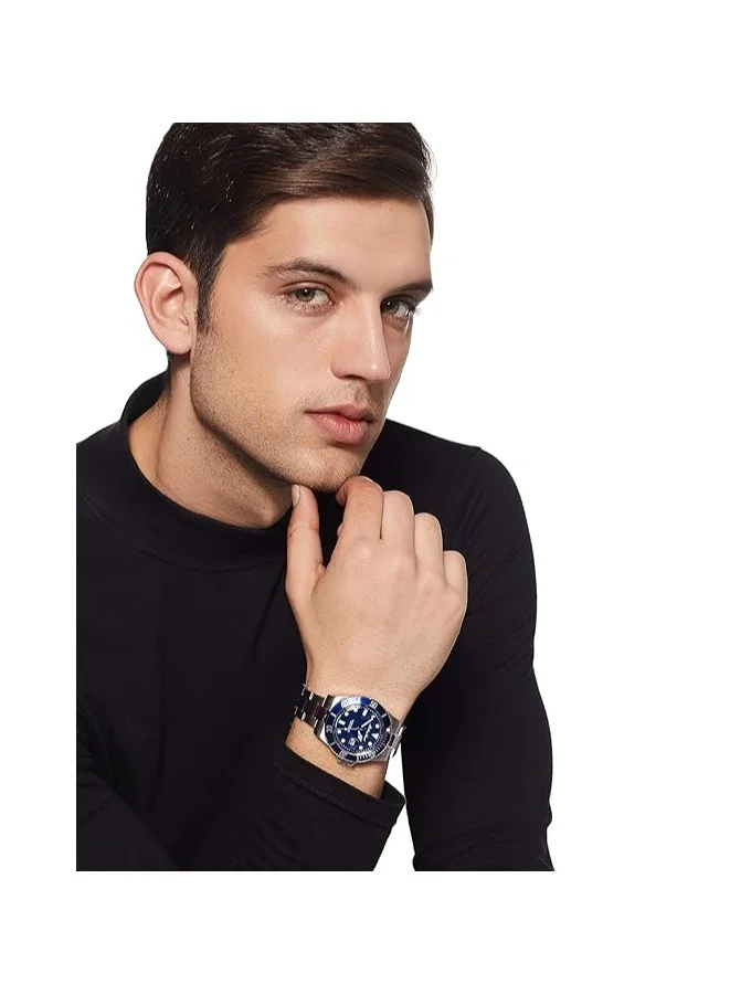 Mathey-Tissot Mathy Vintage Quartz Blue Dial Men's Watch H901ABU