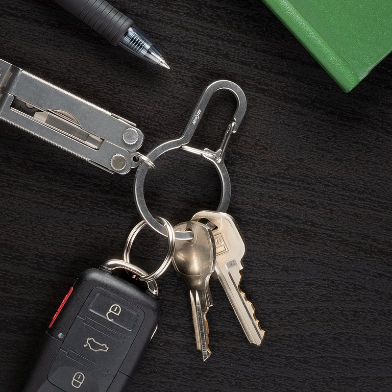 Nite Ize DualPass Dual Chamber Key Ring, Split Ring Keychain Alternative for Home Car Keys - Image 4