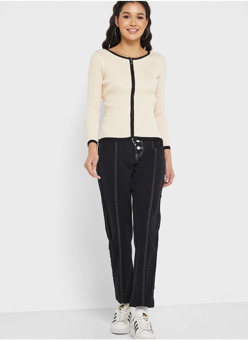 Ginger - Zip Up Cardigan - Image 1
