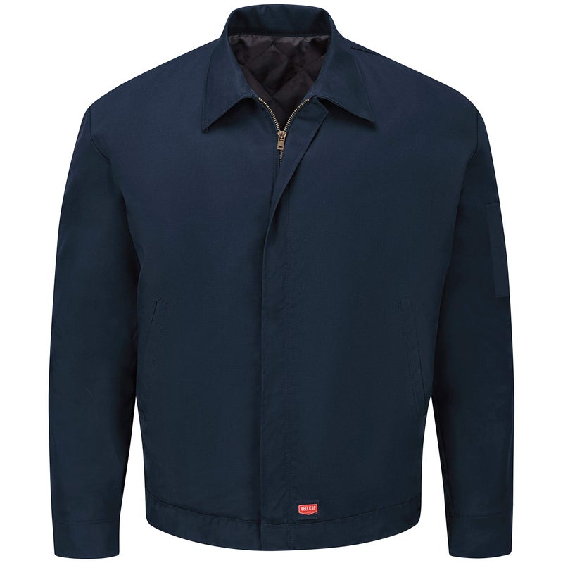 Red Kap Men's Performance Crew Jacket, Navy, Small - Image 3