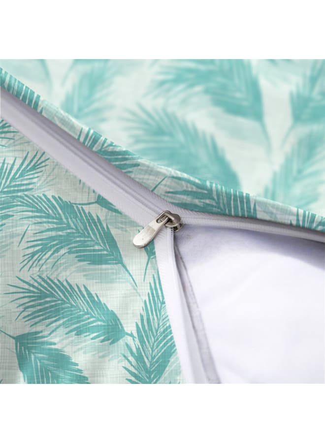  انتكس بيت الستائر وسادة بيلا من الكتان المخملي من إنتكس هوم - نقشة أوراق الشجر - قماش أنيق ومتين لغرف المعيشة - قطعتان - Image 4