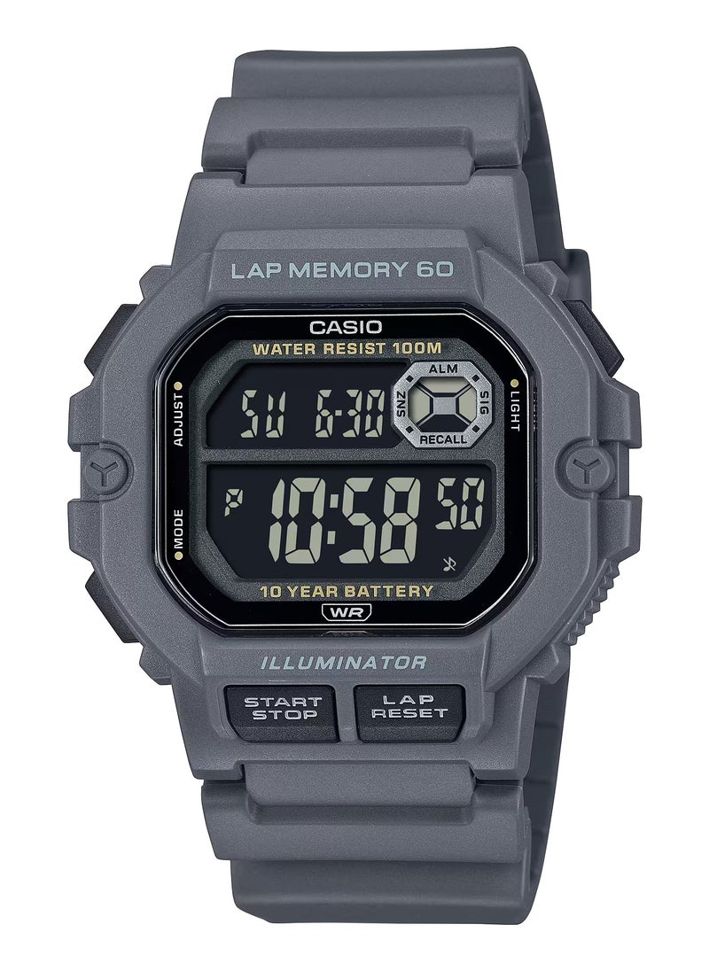 CASIO - Digital Black Dial Resin Band Watch WS-1400H-8BV - Image 1