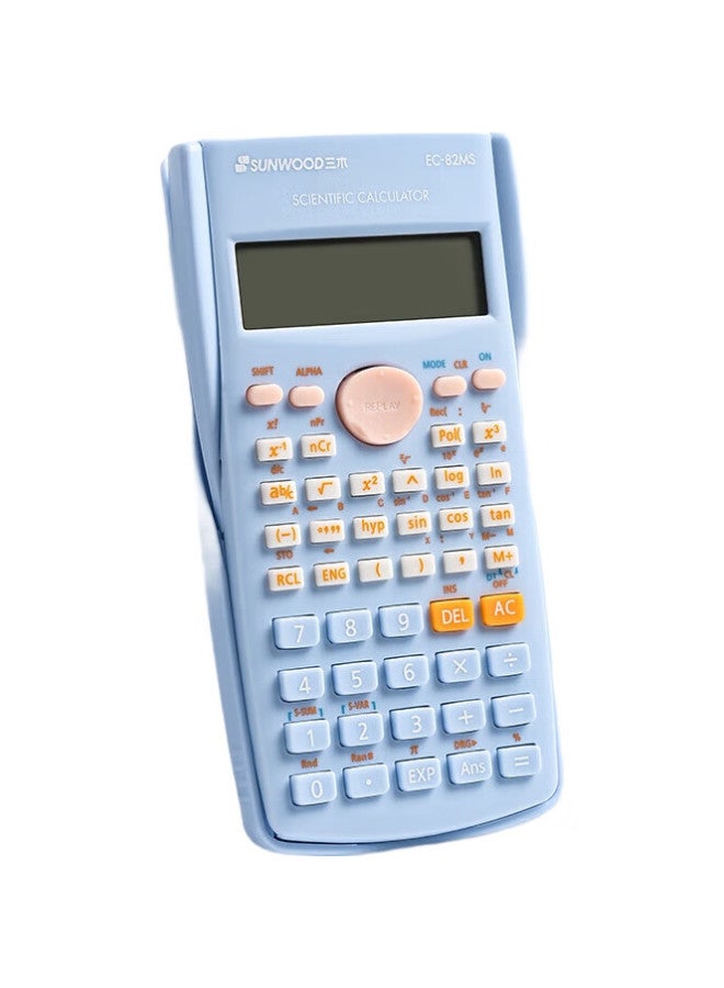 Sunwood (Sunwood) Function Scientific Calculator 240 Functions Exam Computer (Suitable For Junior And Senior High School Students) Ec-82Ms Twilight Blue - Image 1