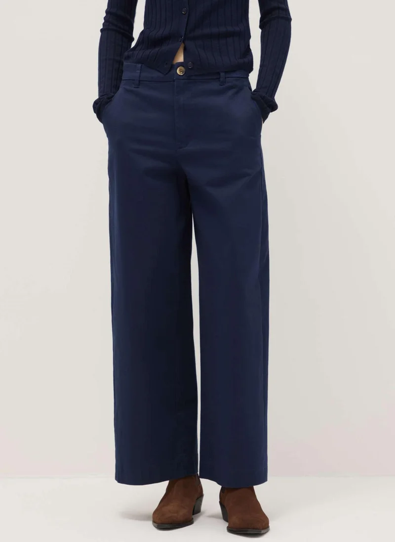 او في اس سراويل تشينو قطنية مطاطية بقصة عادية من