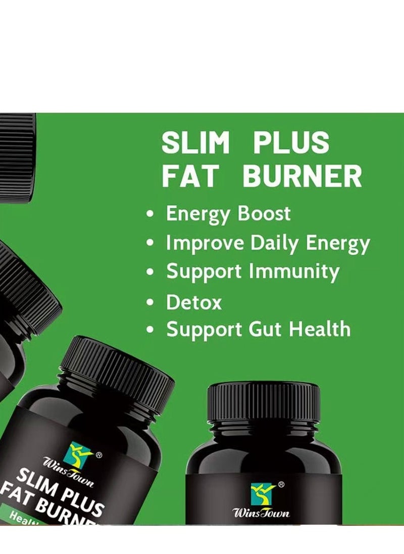 Wins Town - Physical Slim Plus Fat Burner Healthy Detox Dietary Supplement 60 Tablets - Image 1
