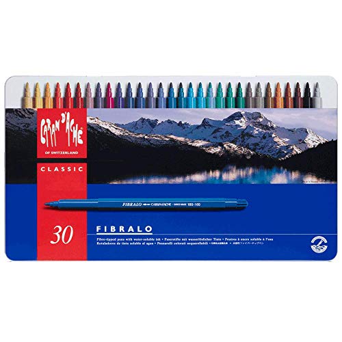 Caran d'Ache Caran Dache Fibralo Fibre Tipped Pens Set30 - Image 1