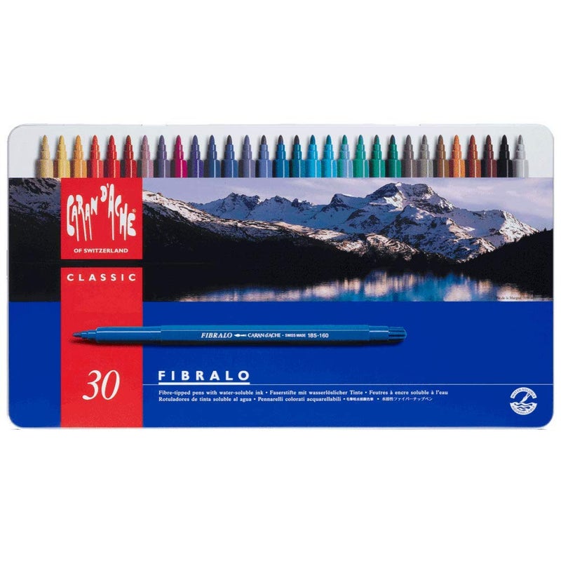 Caran d'Ache Caran Dache Fibralo Fibre Tipped Pens Set30 - Image 2