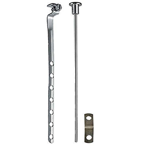 PermaFLOW PF WaterWorks PF0906-CH Universal Lavatory Pop-Up Drain Lift Rod, Linkage, and Spring Clip Kit, Chrome, PF0906-CH - Image 1