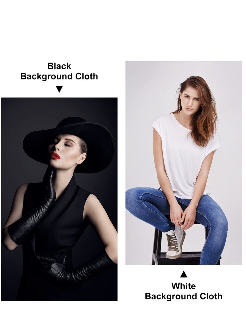 PULUZ 3X6m 10X20 Ft Solid Color Backdrop Photographic Background Washable Cloth Backdrop For Photo Studio Video Parties Curtain (White) - Image 5