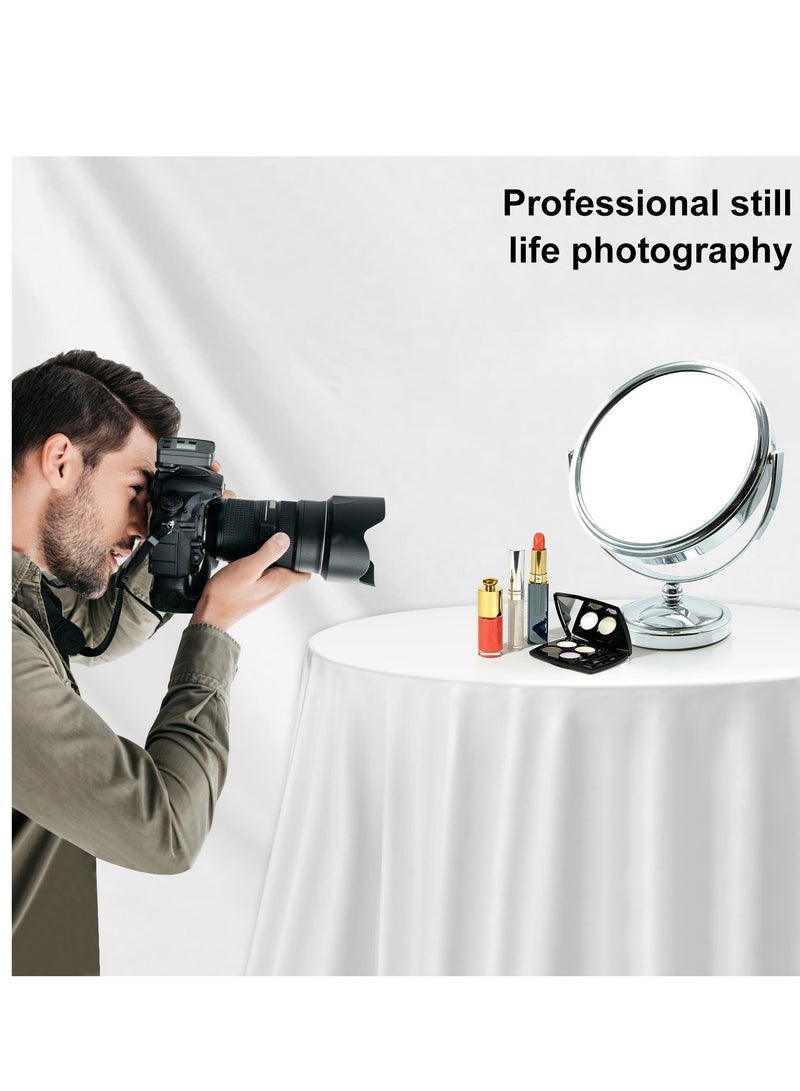 PULUZ 3X6m 10X20 Ft Solid Color Backdrop Photographic Background Washable Cloth Backdrop For Photo Studio Video Parties Curtain (White) - Image 4