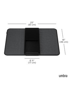 Black Drying Rack Mat – Absorbent Kitchen Dish Drying Pad for Countertops, Heat-Resistant and Non-Slip - pzsku/Z64937062B9EAF2AF6E1BZ/45/_/1740223864/2eae8601-10f2-4682-9ec8-fae60ab71459