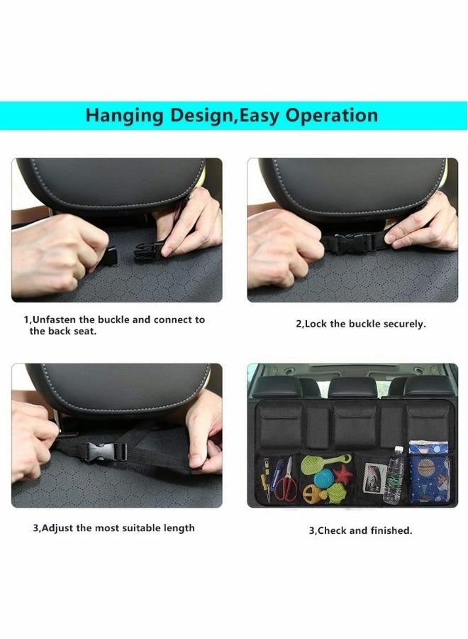 Car Backseat Trunk Organizer, Back Seat Hanging Organizer - Image 5