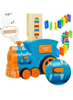 Domino Train Toy 60PCS Domino Train Blocks Set Automatic Domino Laying Electric Train with Sound Kids Building and Stacking Train Dominoes Game Toys for Boys Girls - pzsku/Z64938C0D3D21F0004AC4Z/45/_/1720981949/9f6c3f32-aec7-4db0-93cb-cdf5e00655fc