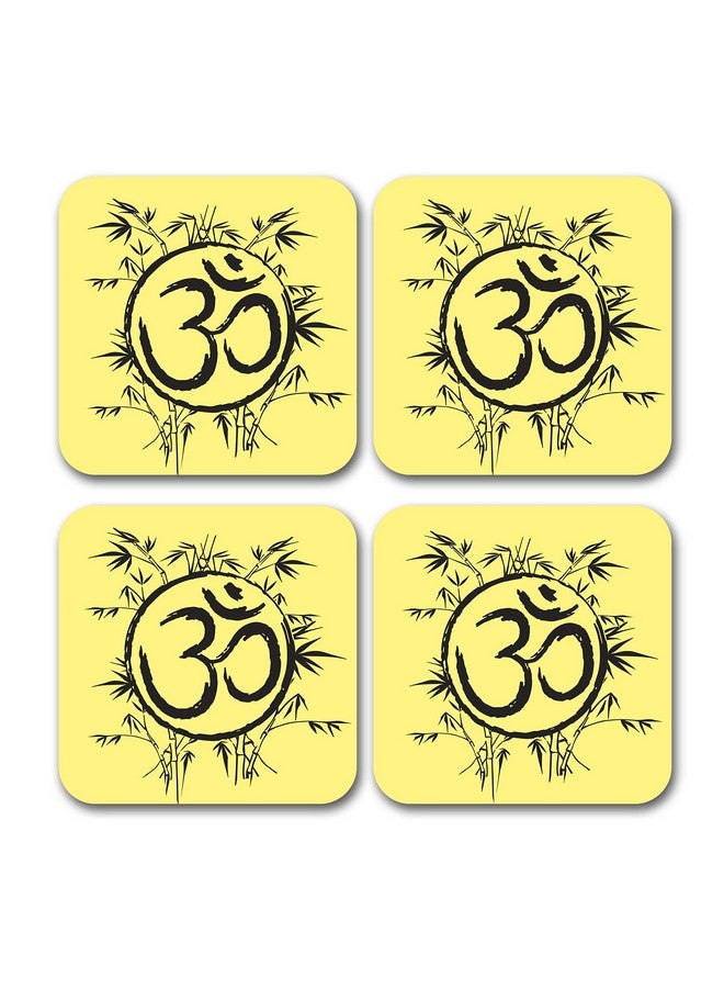 Tinywalk Cute Coaster Planner Wooden Printed Coaster Square (3.5X3.5) inch Set of 4 Pieces - Image 1