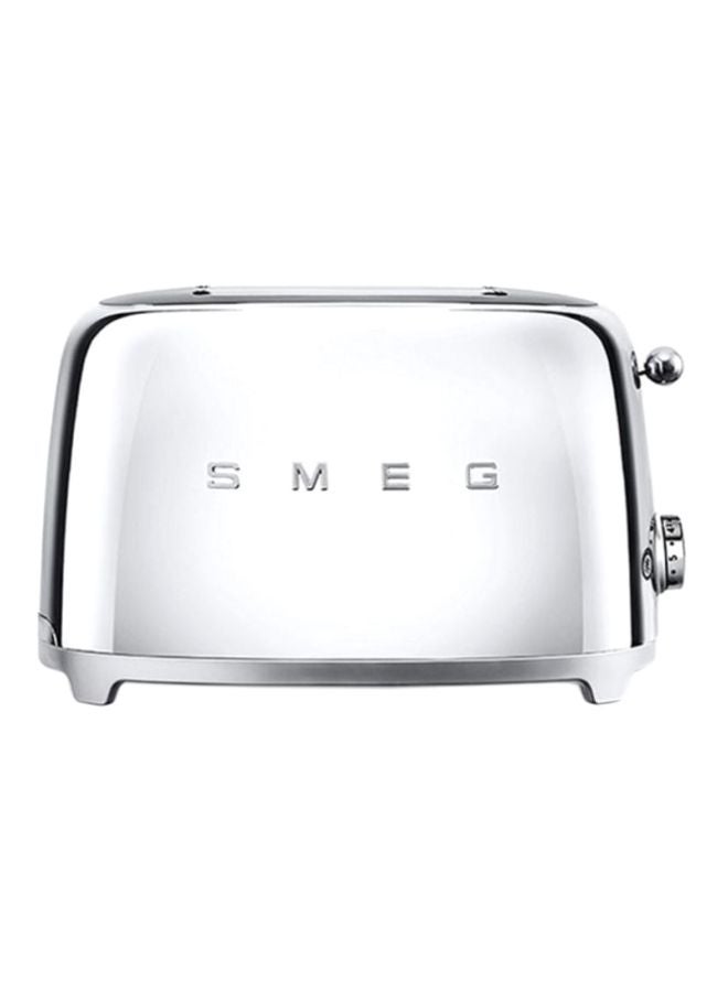 50's Retro Style Aesthetic 2-Slice Toaster 950W 2 Slices 1035.0 W TSF01SSUK White