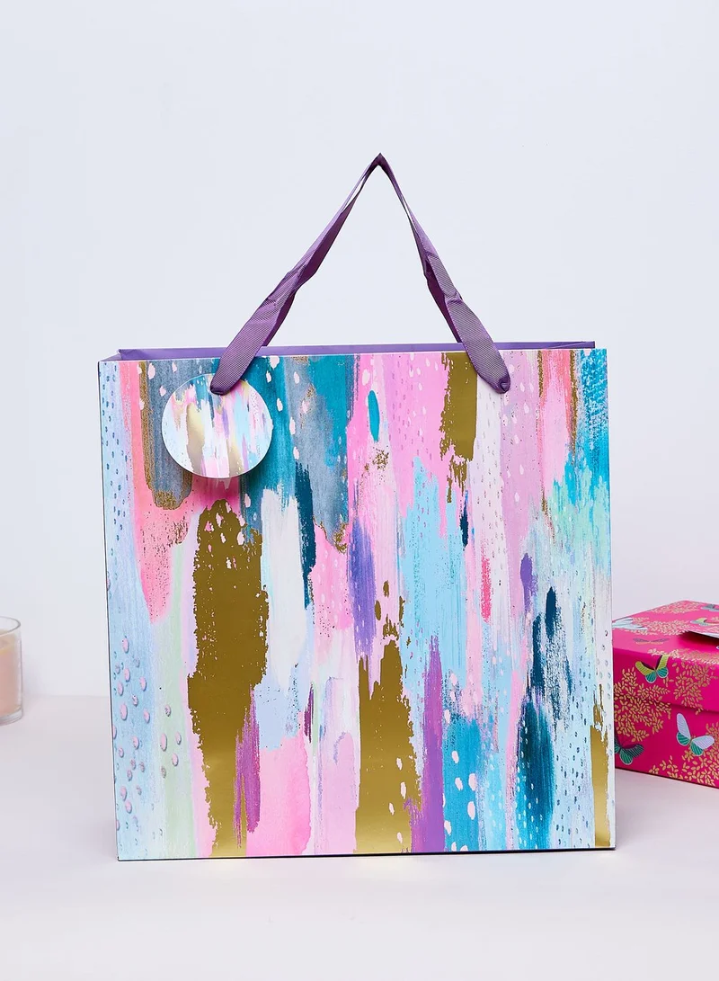 Belly Button Colour Collage Large Bag