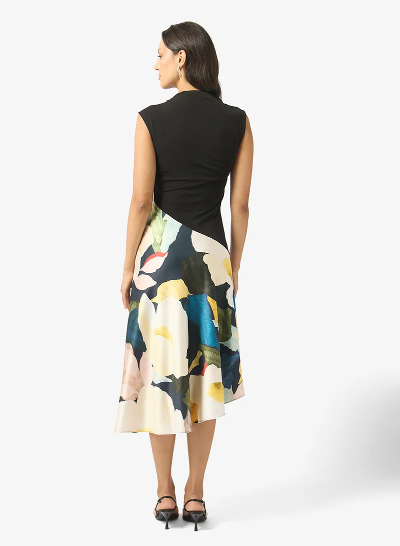 Ted Baker Aeslyn Printed Jersey Midi Dress