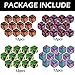 LAMJAM 48 PCS Magic The Gathering MTG Counter Dice Marble Bulk Life Counters Tokens Dice Compatible with Magic Card Game Accessories CCG Creature Stats 4 Colors - Image 3