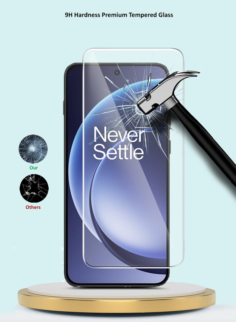 GMAX OnePlus 15R 5G 2025 GMAX Premium Series Curved Edges 9H 2.5D Tempered Glass Screen Protector - Clear - Image 4