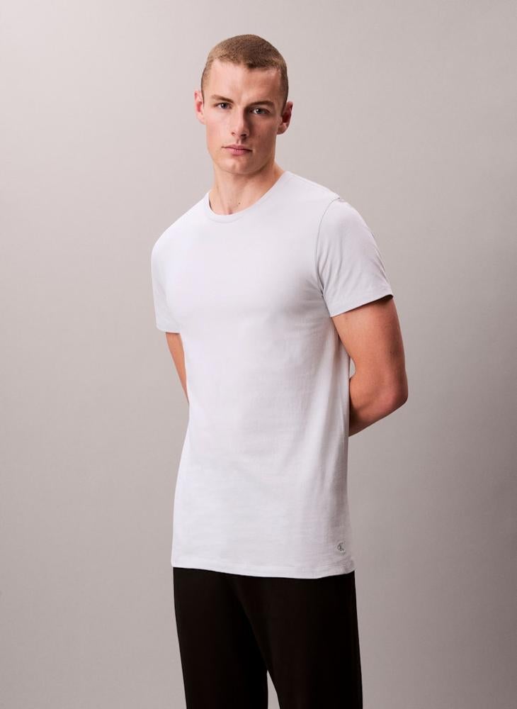CALVIN KLEIN 3 Pack Crewneck T-Shirt - Cotton Classics - Image 2