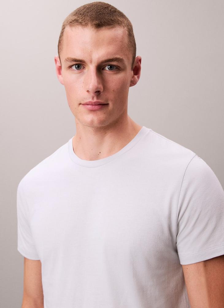 CALVIN KLEIN 3 Pack Crewneck T-Shirt - Cotton Classics - Image 5