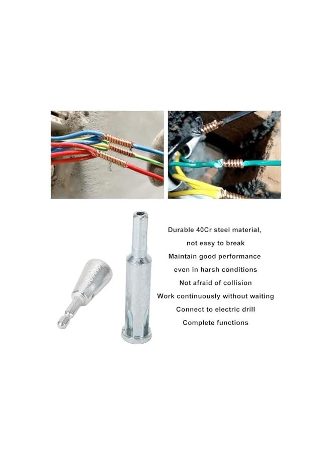 PROMASS promass Wire Twisting Tool Stripper, Quick Connector Tool, 40Cr Steel Wire Terminals Power Tools, High Efficiency, with Storage Boxes  - Image 5