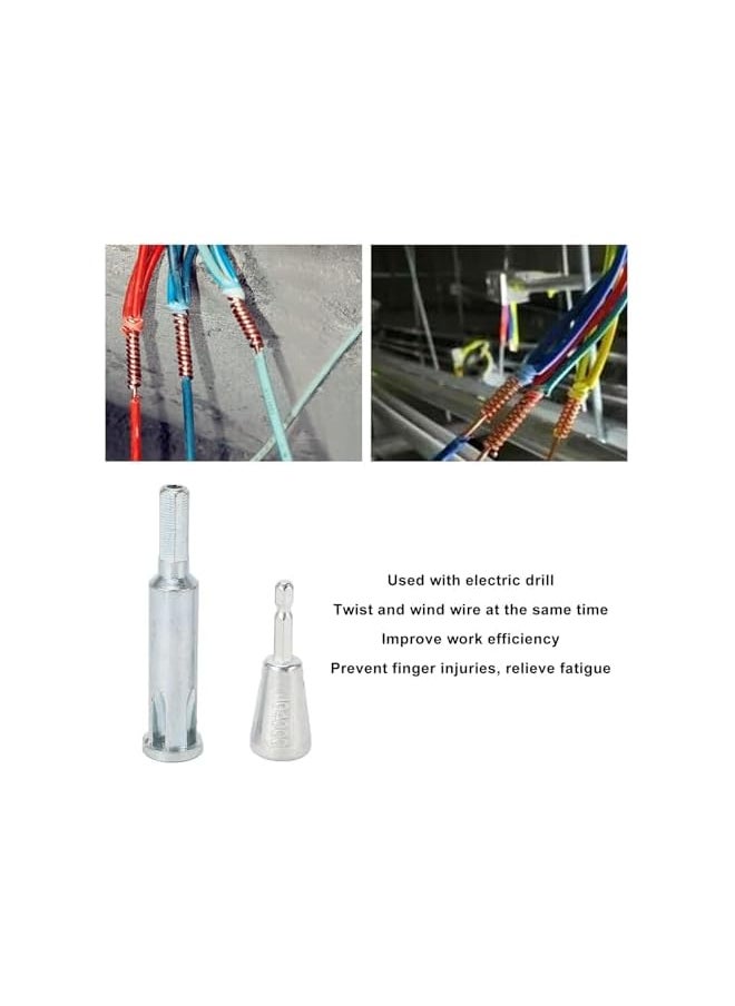 PROMASS promass Wire Twisting Tool Stripper, Quick Connector Tool, 40Cr Steel Wire Terminals Power Tools, High Efficiency, with Storage Boxes  - Image 4